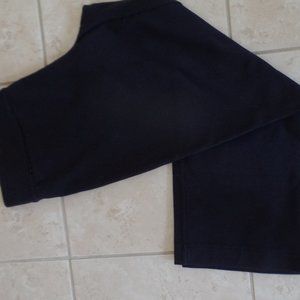 Navy Blue Lands' End Pull-On Pants
